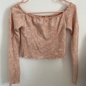 crop top long sleeve AE
